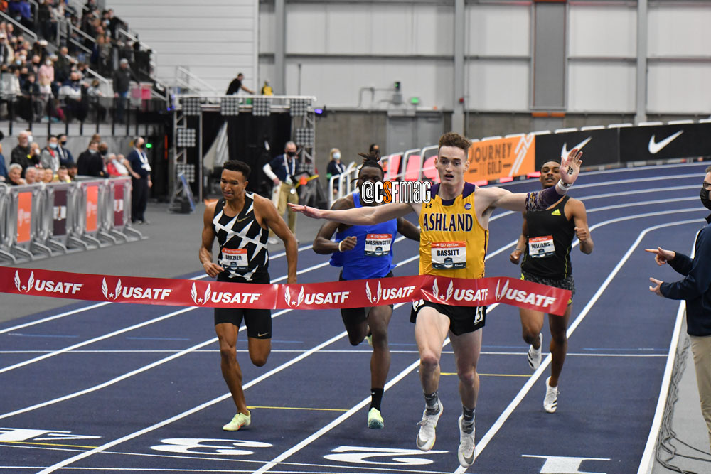 Trevor Bassitt Gana 400 metros en Campeonato Nacional Estadounidense de  Pista Techada - Correr Sin Fronteras